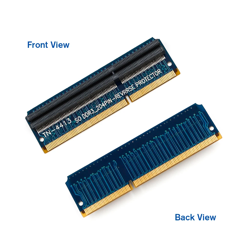 SO DDR3 204PIN Тестовая карта-адаптер для защиты памяти Вертикальная обратная TN-4413 карта-адаптер для ноутбука