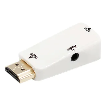 

NEW HD 1080P HDMI to VGA Adapter Audio Cable Converter Male to Female For PC Laptop TV Box Computer Display Projector HDMI Cable