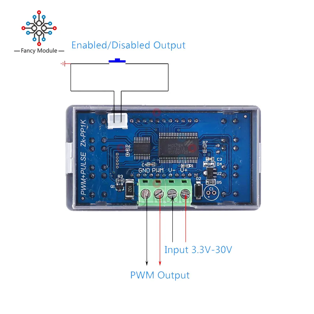 ZK-PP1K двойной режим ЖК-дисплей PWM генератор сигналов 1-канальный 1Hz-150KHz шим частота импульсов рабочий цикл регулируемый квадратный генератор волн
