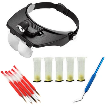 

Led Light Magnifier Multi Use Practical Equipment Professional Cannula Needle Retractable Grafting Beekeeping Set Safe Bee Tool