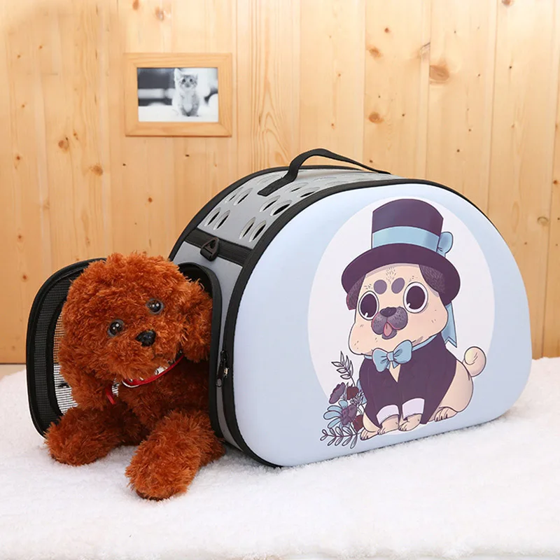 3D мультфильм Кошки Шаблон портативная переноска для собак сумка складной чехол сумка через плечо для путешествий Сумки Pet Puppy LBShipping