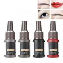 18 мл полу-пигмент для татуировок растительный экстракт Красота пигмент для перманентного макияжа N