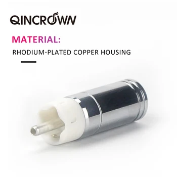 

Alta qualidade de alta fidelidade diy banhado a ouro telúrio cobre/banhado a prata conectores alto-falante rca plugues 9mm estre