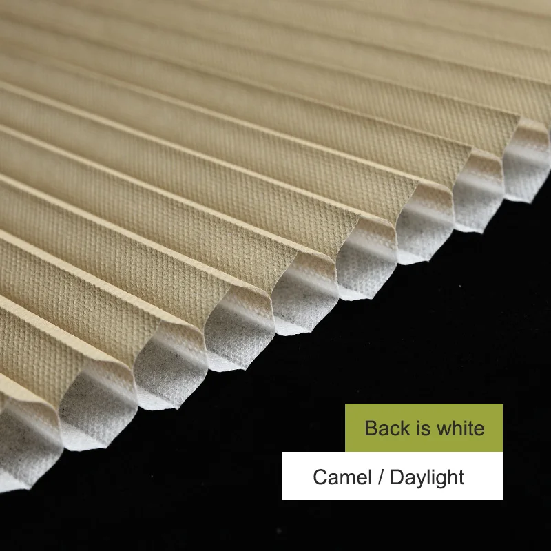 Daylight-Camel Высококачественные затемненные оконные шторы из полиэстера с шариковой цепью, сотовые жалюзи для дома/офиса/комнаты/учебы - Цвет: Daylight-Camel