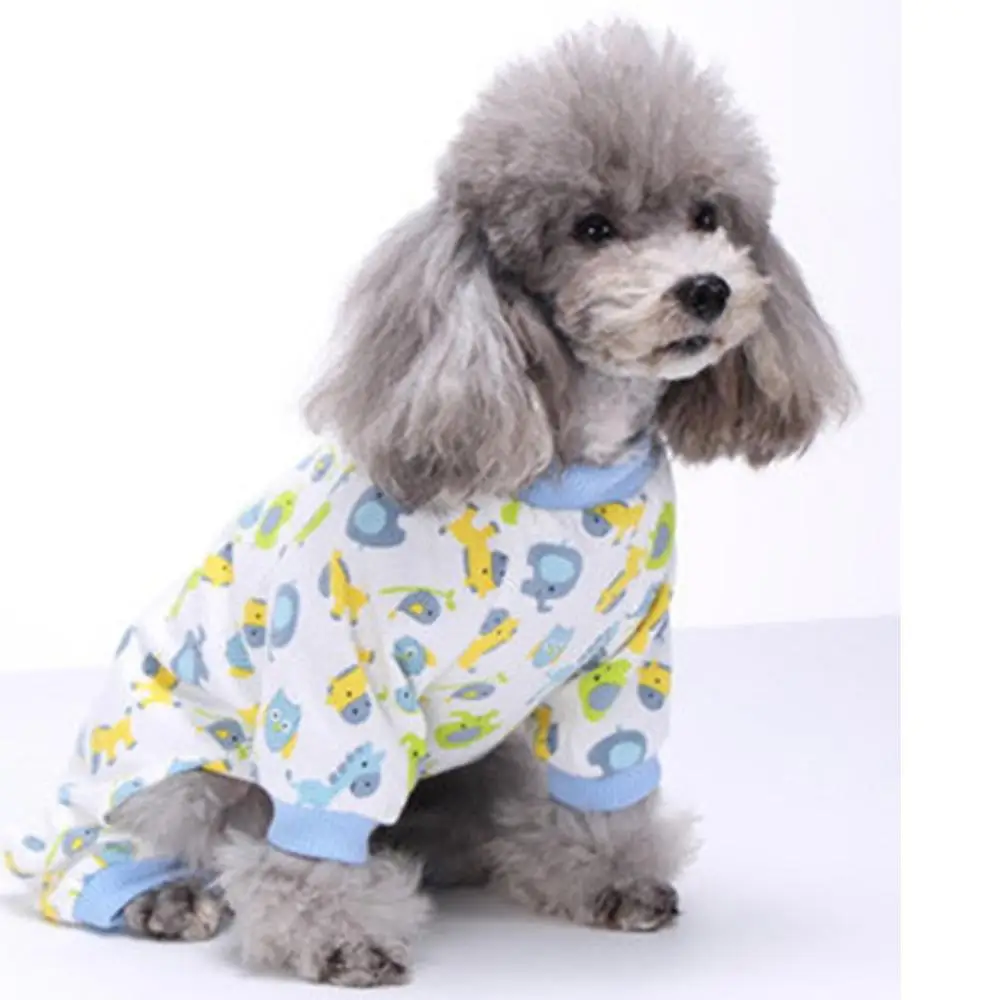 

Puppy Dog Clothes Pet Four Feet Pajamas Knit Pet Cute Comfortable Home Clothes Pajamas Bottoming Shirt