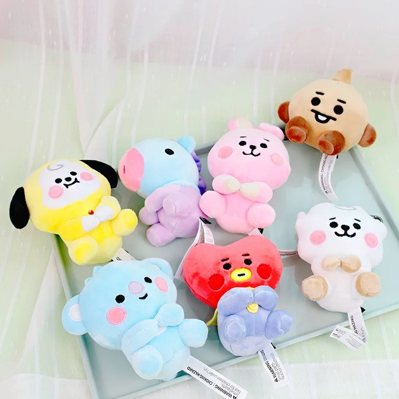 Новинка Bt21 плюшевая игрушка Kawaii Kpop мягкие животные кукла для девочек милый