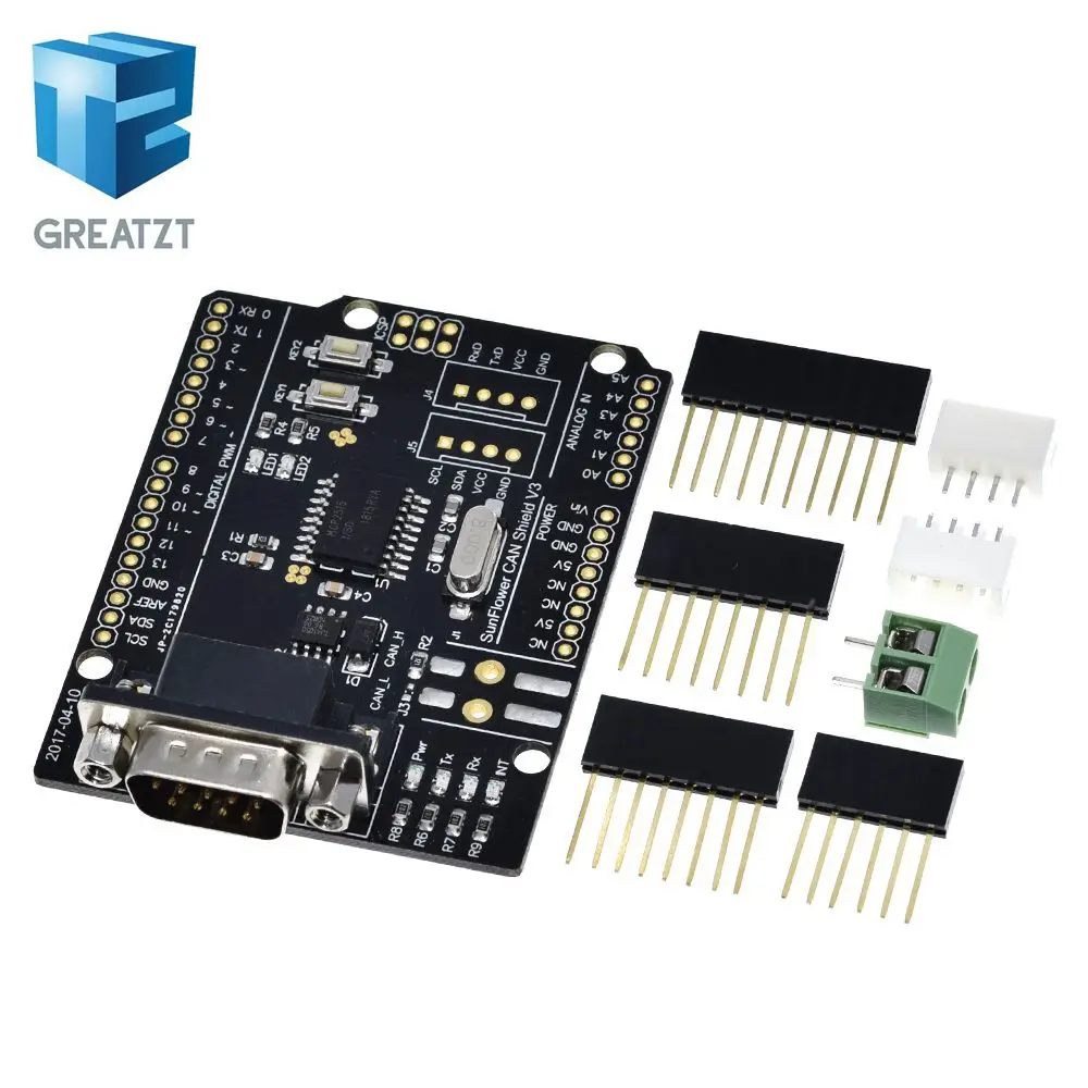 MCP2515 Can шина Защитная плата модуля фоторазъем Стандартный UART IIC SPI светодиодный