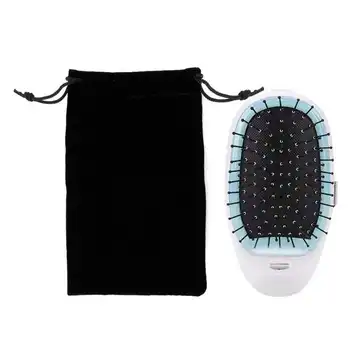 

3 Colors Portable Wireless Negative Ion Straight Hair Comb Anti static handle Massage Comb