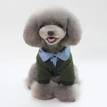 Корейский стиль, модная одежда для собак, мягкая хлопковая куртка, рубашка, пальто для собак, удобный толстый теплый свитер на осень и зиму