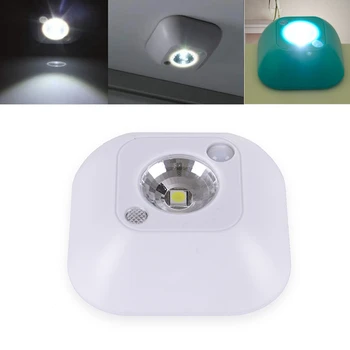 

Mini Wireless LED Sensor Night Light Lamp PIR Infrared Motion Activated Sensor Light for Wall Lamp Cabinet Stairs Light