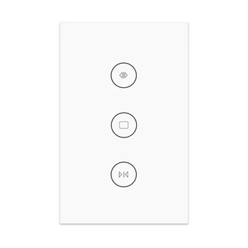 

12cm WiFi Smart Curtain Switch Remote Control Smart Roller Shutter Switch Compatiable for Alexa/Amazon ECHO/Google Home