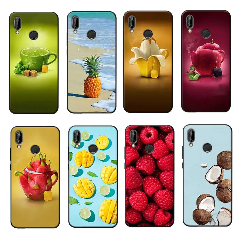For xiaomi redmi note 7 k20 pro 5 6 4x 7a Clear Soft Silicone Phone Case Delicious fruit |