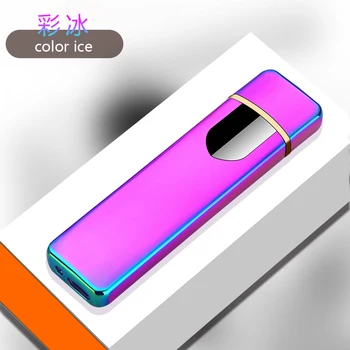 

Fashionable Windbreaker Induction AI USB Elctronic Rechargeable Cigarette Lighter Classic Ligther For Man Smoking Zapalniczka