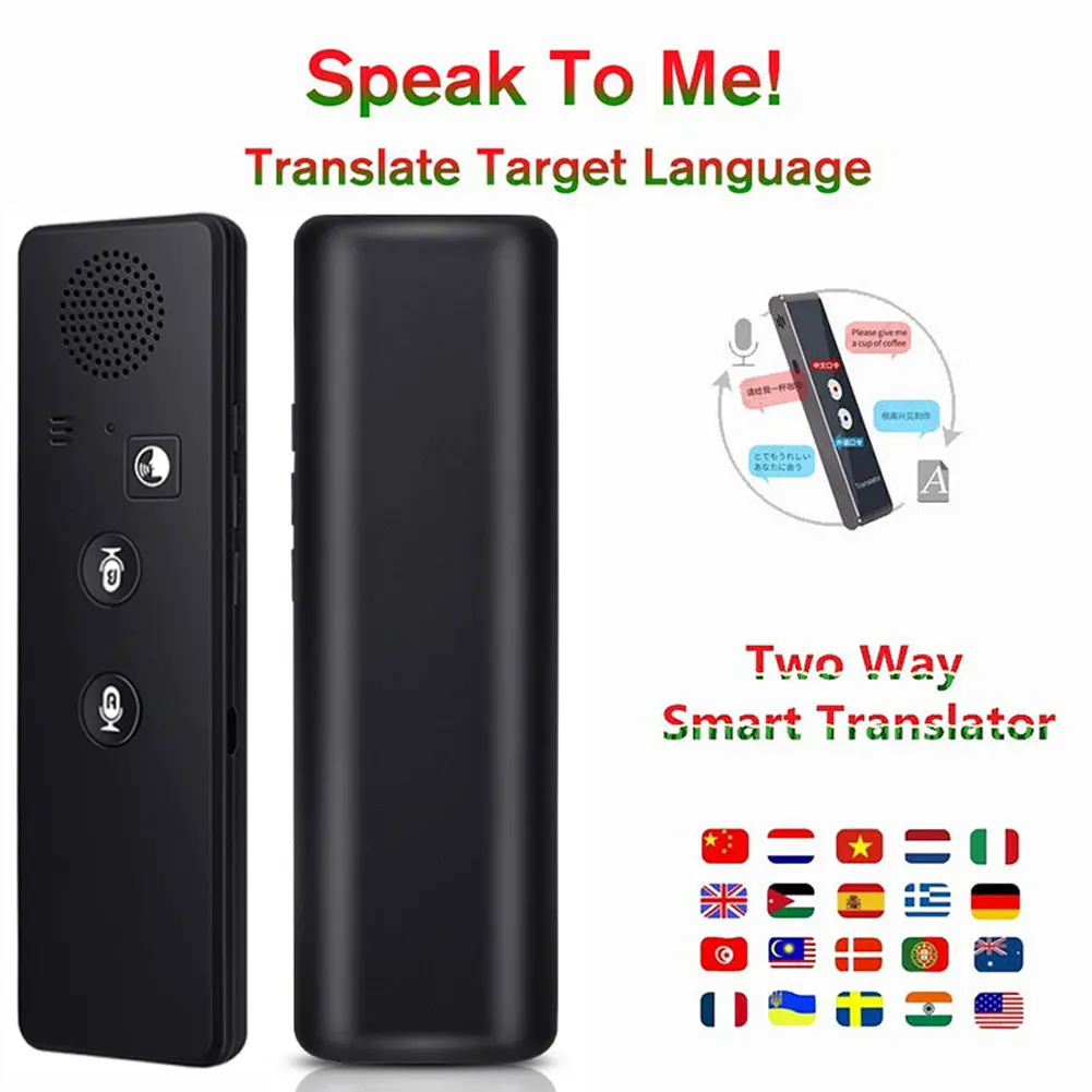 Умный переводчик Bluetooth мгновенный вокальный портативный переводчик поддержка 40 языков X-Best