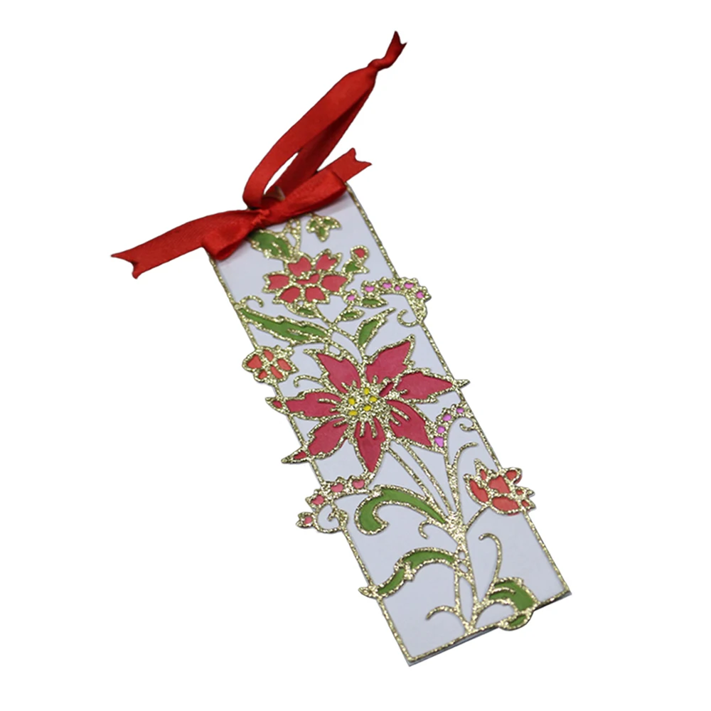 Flower Bookmark Metal Cutting Dies Paper Cards Cut Dies Stencils DIY Invitation Scrapbooking Photo  - 4.0001E+12