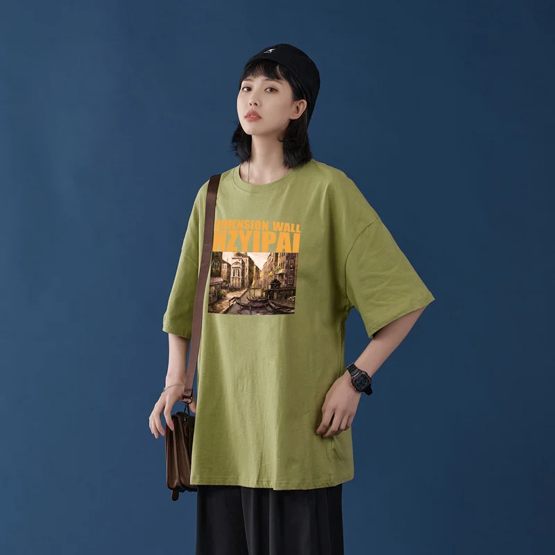 SingleRoad Female T-shirt 2020 Summer Oversized Graphic Unisex Hip Hop Harajuku Tshirt Japanese Streetwear T Shirt For Women