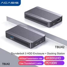Acasis – boîtier USB 3.0 pour disque dur externe HDD M.2 NVME, avec Station d'accueil pour ordinateur portable