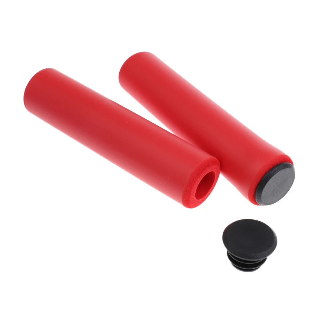 Bike Handlebar Grips Silica Gel/Foam Silicone Grips For MTB Grips Antiskid