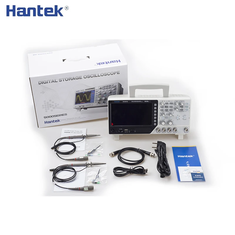 Hantek 2 канальный цифровой осциллограф 1 канал произвольный/Функция генератор сигналов 70-200 МГц DSO4072C DSO4102C DSO4202C