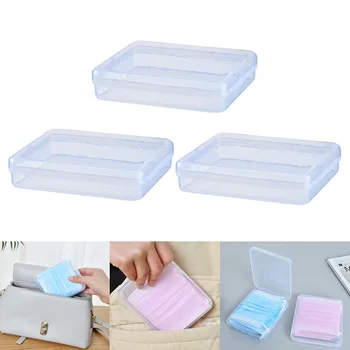 

Portable Face Masks Storage Box Carrying Case Organizer Container Holder S