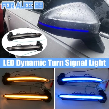 

LED Flowing Water Turn Signal Light Indicator Blinker Dynamic Light Signal For Audi A4 S4 B9 A5 S5 RS4 RS5 2016-2019