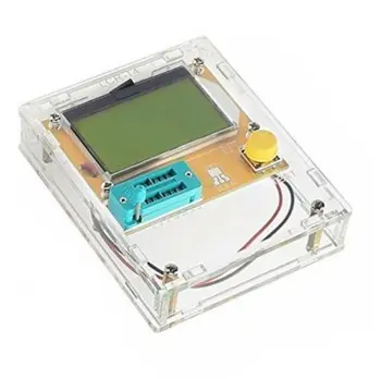 

LCR-T4 Mega328 M328 ESR Meter Transistor Tester Digital LCR Diode Triode Capacitance MOS/PNP/NPN LCR LCD Screen Tester