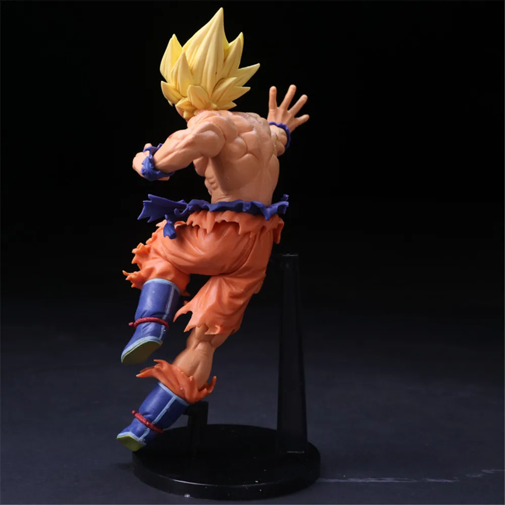 BWFC Аниме фигурки Dragon Ball Z Сон Гоку лопуха Гоку отец войны повреждения экшн Статуэтка Модель ПВХ Супер Figma игрушки Brinquedos