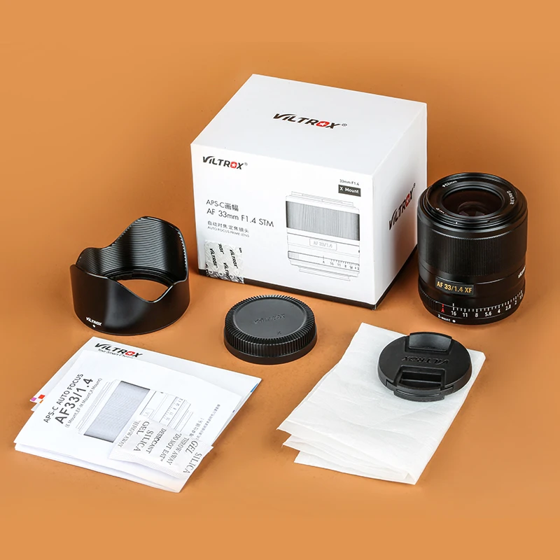 Объектив VILTROX AF 33 мм AF33mm f/1.4XF с автофокусом объектив фиксированным фокусом F1.4 для