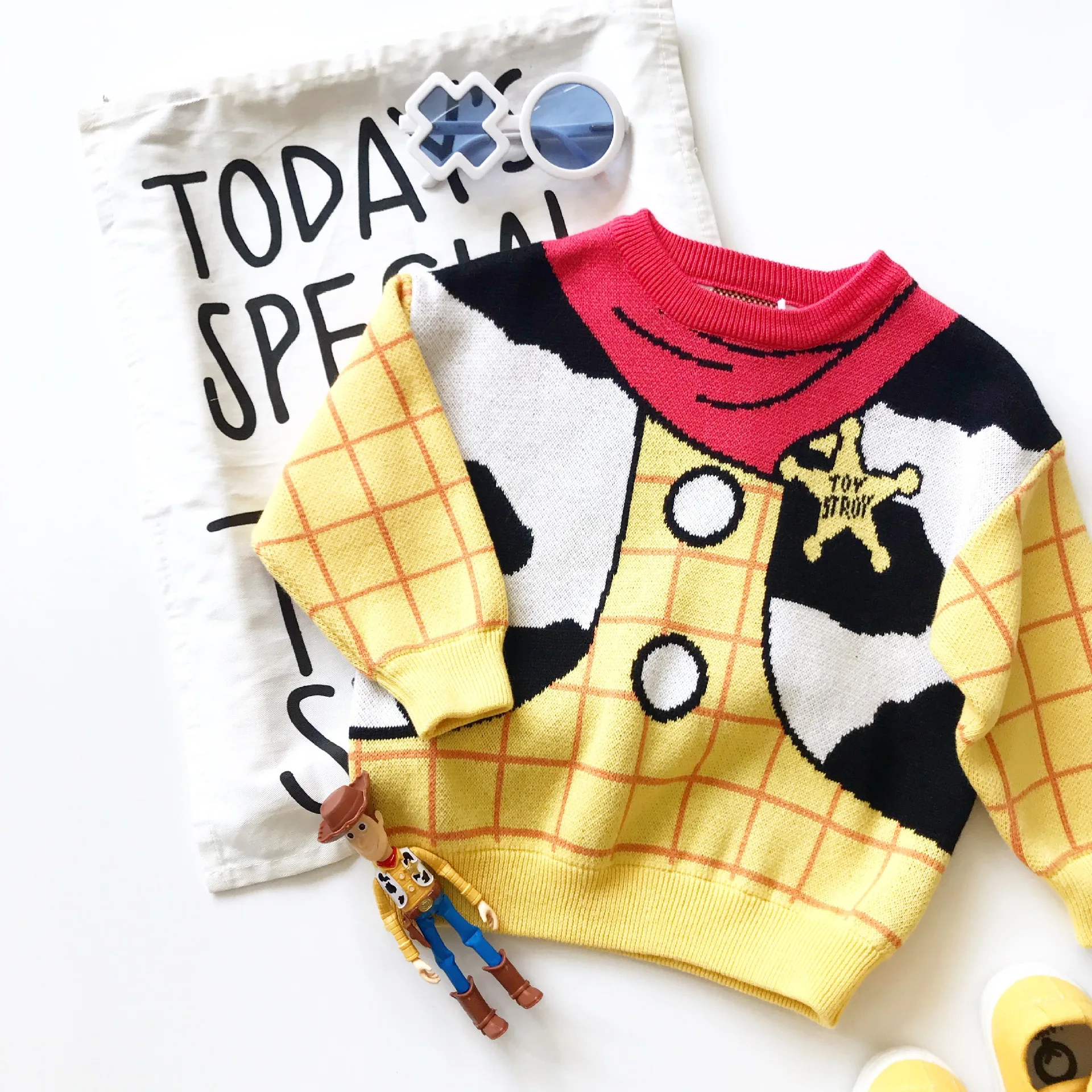 Tonytaobaby/осенне-зимняя одежда детская одежда хлопковый свитер с рисунком Одежда для маленьких мальчиков свитер для маленьких девочек