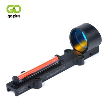 

Hunting Fiber Sight 1X28 L-type optical fiber red dot sight Rail Riflescopes Hunting Optics rifle Open red dot hologram