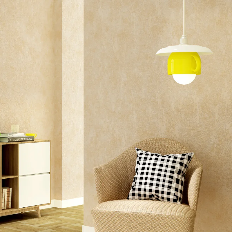 

Plain Color PVC Engineering Hotel Wallpaper Simple Elegant Bedroom Living Room Wall-to-Wall Embossing Solid Color Wallpaper Whol