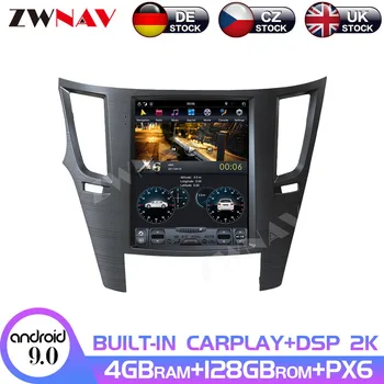

Android 9 4+128G PX6 Vertical Tesla With DSP Carplay Car Multimedia No DVD Player For Subaru Legacy Outback 2009-2014 Radio