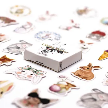

2020 New Creative Bunny Rabbit Washi Tape Practical Paper Planner Stickers Decorative Stationery Tape Masking Tape Adhesive Tape