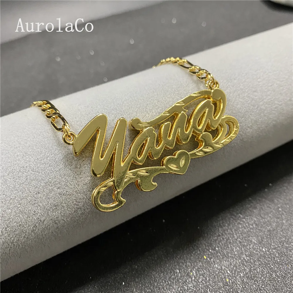 AurolaCo New Custom Name Necklace Personalized Women