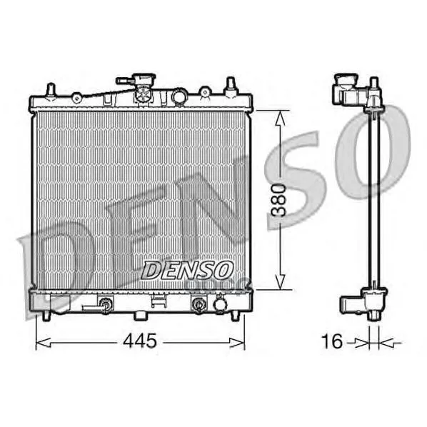 Радиатор Системы Охлаждения Denso арт. DRM46021
