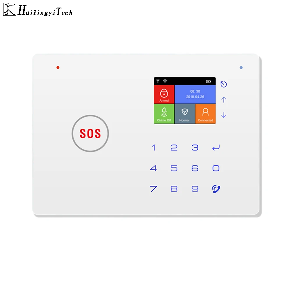 HuilingyiTech система безопасности дома Aalrm WiFi + GSM приложение управление сигнализация