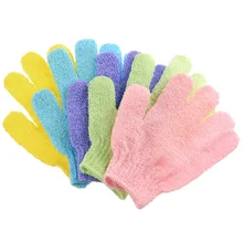 

2Pcs Exfoliating Bath Gloves Shower Skin Care Back Body Scrub Cleaning Massage Mitt Rubbing Mud Sponge Health Beauty Wash Tool