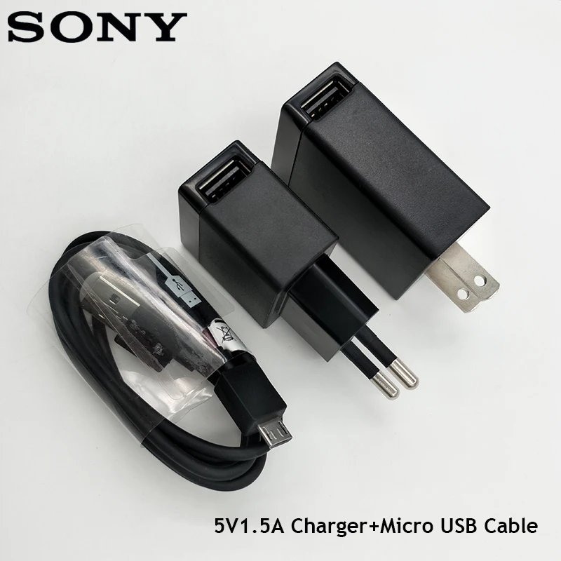Оригинальное настенное зарядное устройство Sony EP880 USB EC803 Micro Data Cable для Xperia Z1 mini Z4 Z5