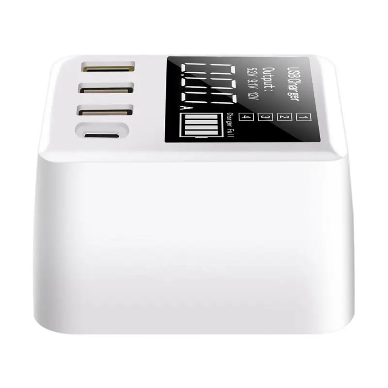 Mr usb type C зарядное устройство 30 Вт Быстрая зарядка QC4.0 QC3.0 портативное зарядное устройство светодиодный дисплей USB зарядное устройство для iPhone X samsung адаптер для путешествий
