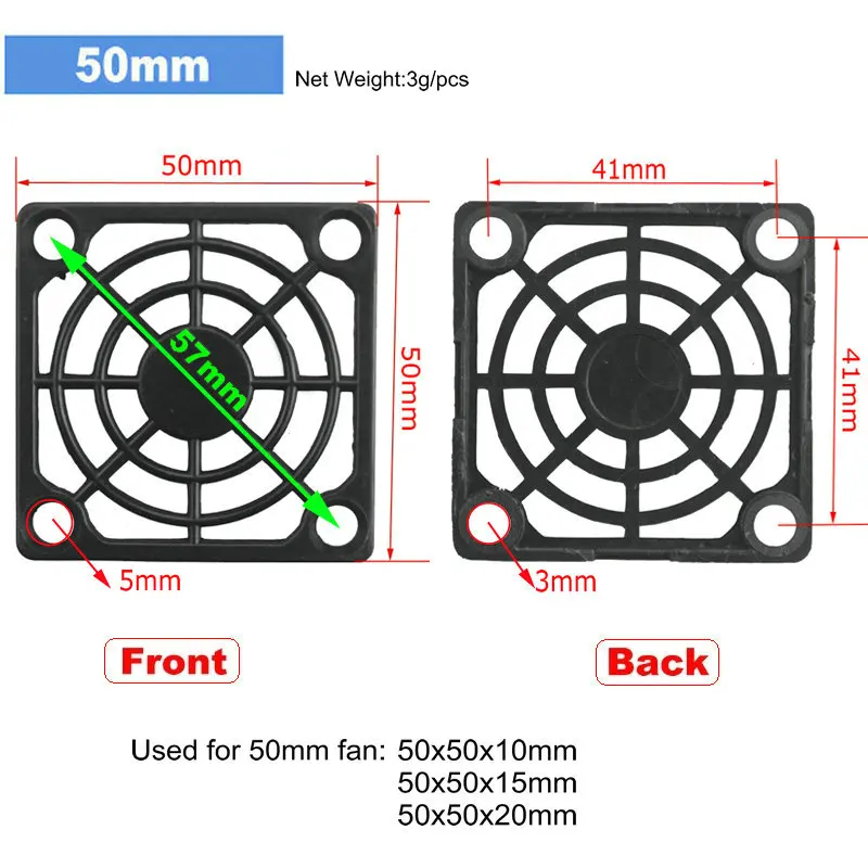 50mm 10 кулер gdstime компьютерная сетка 40 мм 50 мм 60 мм 70 мм 80 мм 90 мм 120 мм ПК пылезадерживающий фильтр для вентилятора 4 см 5 см 6 см 7 см 8 см и 9 см; 12 см - Цвет: 50mm