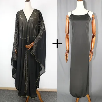 

2019 new arrival elegent autumn african women plus size long dress