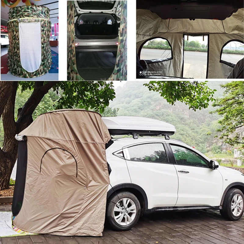 Temporary Simple Motorhome Extend Car Rear Roof Tent Canopy Outdoor Equipment Camping For Skoda Octavia Combi Kodiak Yeti | Автомобили и