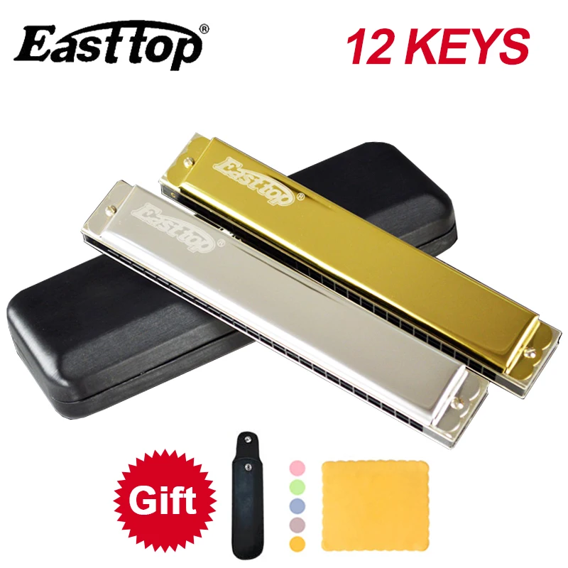 Easttop 24 Отверстия профессиональная гармоника Tremolo A # B C D E F G рот орган музыкальный