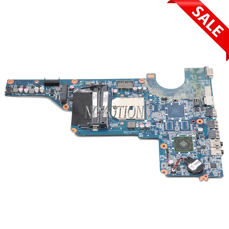 Материнская плата NOKOTION DA0R23MB6D0 649948-001 для ноутбука hp Pavilion G4 G6 G7 разъем FS1 DDR3 полный
