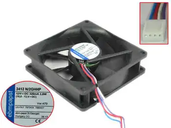 

ebm-papst 3412N 2GHHP Server Cooling Fan DC 12V 3.8W 92x92x25mm 4-wire