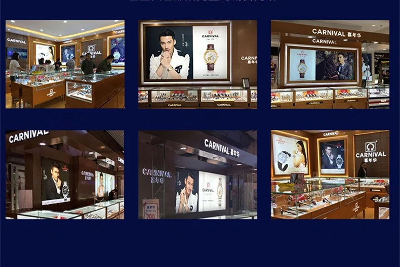 2022 Luxury Brand CARNIVAL Automatic Watch for Men Sapphire Calendar Luminous Stainless Steel Army waterproof Dive Men's Watches