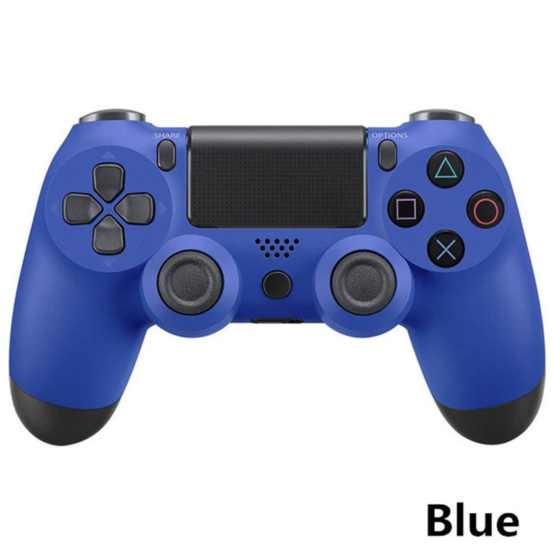 blue Проводной игровой контроллер для PS4 контроллер для Playstation 4 для Dualshock Вибрационный джойстик геймпады для Play Station 4 - Цвет: blue