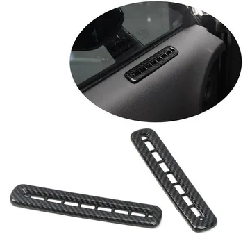 

For Dodge Challenger ABS Carbon Fiber Inner Door Air Vent Outlet Cover Trim