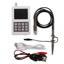 1 conjunto digital handheld osciloscópio 5m largura de banda 20msps taxa de amostragem mini tamanho dso pro osciloscópio com p6100 osciloscópio pro