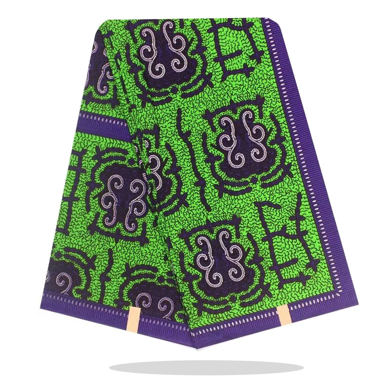 

Dutch Wax Block Prints Fabric 100%High Quality Cotton Fabric Veritable Soft Ankara African Wax Prints Fabrics 6Yards/Pcs HL20-95